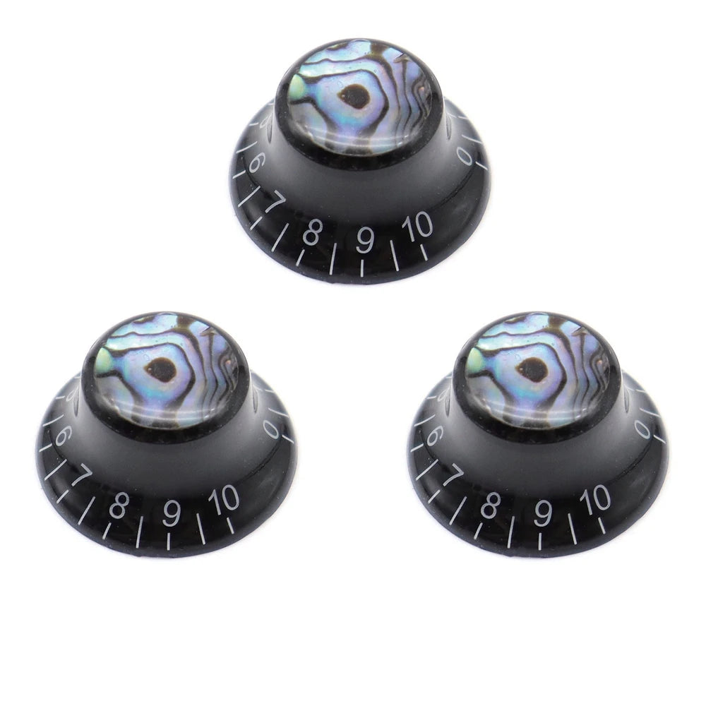 3pcs/4pcs Guitar knobs Abalone Hat Knobs Volume Tone Control Knobs Guitar Knobs for LP ST SQ Electric Guitar Parts