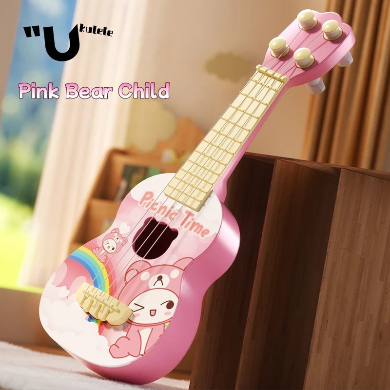 New guitar mini version instrument ukulele can be played for beginners, entry-level instrument playing beautiful melodies, gifts
