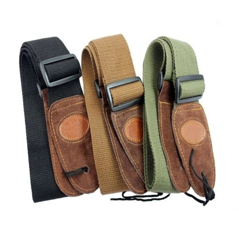 Cowhide Head Cotton Universal Guitar Strap