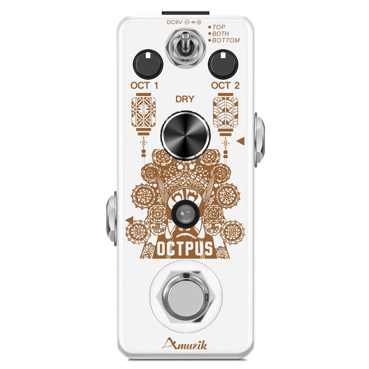 Amuzik Guitar Pedals Noise Gate Distortion - Analog