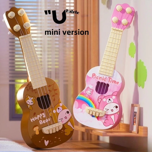 New guitar mini version instrument ukulele can be played for beginners, entry-level instrument playing beautiful melodies, gifts