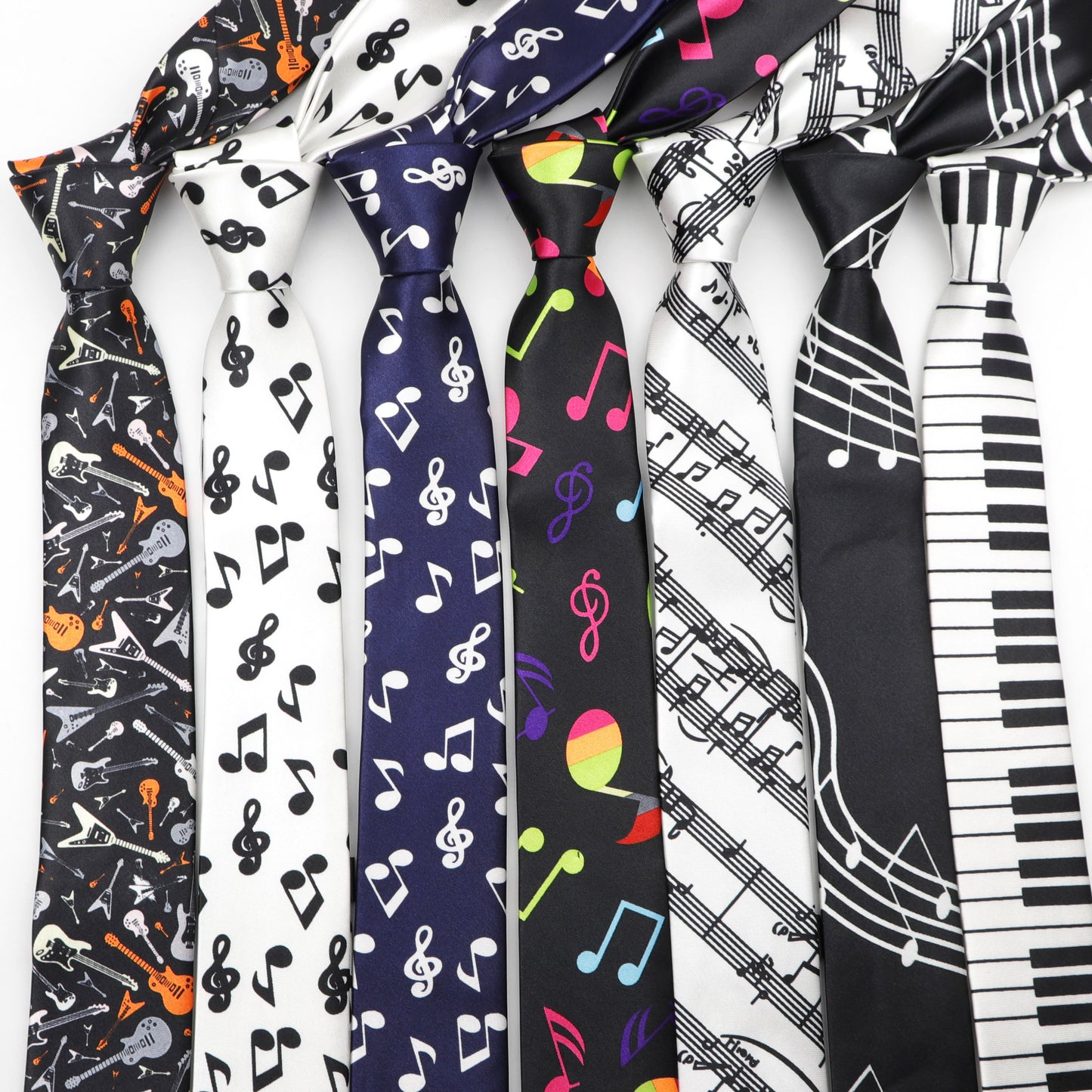 Mens Ties with musical designs