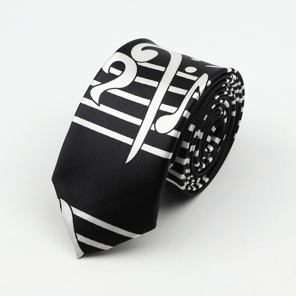 Mens Ties with musical designs