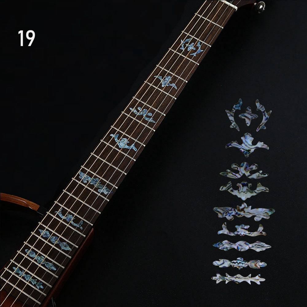 1PC Guitar Fretboard Ultra-Thin Sticker Bass Decorative Cross Decals Stickers For Guitarra Music Instrument Electric Guitar Part