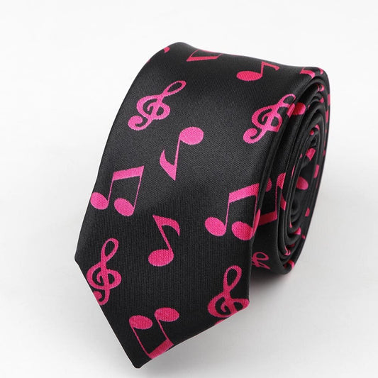 Mens Ties with Musical Designs