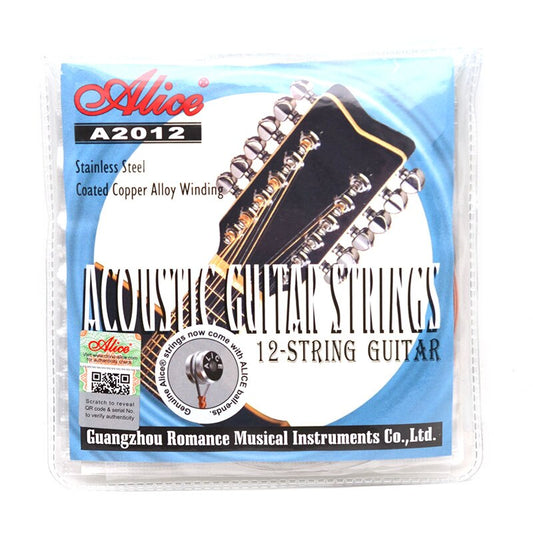 Alice A2012 12 Strings Acoustic Guitar Strings (1 set)