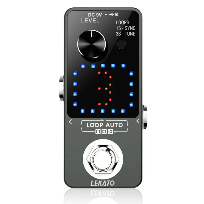 Lekato Guitar Looper Auto Effects for Electric 3 Wave Slot Per 6 Mins