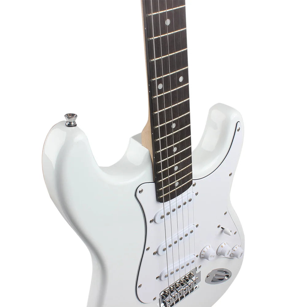 ST Electric Guitar 39 Inch 6 String 21 Frets Basswood Body Electric Guitar & Amp + Accessories