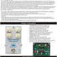 Freedman BE-ODX Guitar Effect Pedal Overdrive With True Bypass -Demonfx