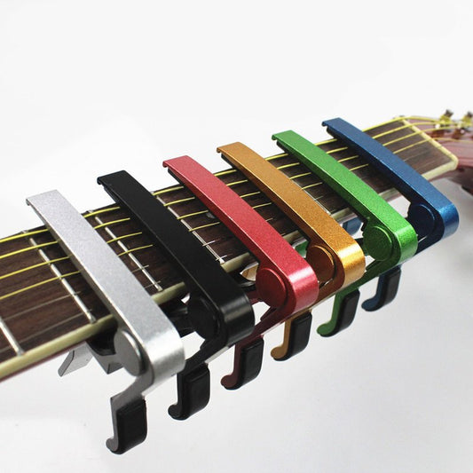 Acoustic Guitar Transpose Clip Ukulele Musical Instrument Accessories Gadget Multicolor Portable Metal Crimping Type Universal