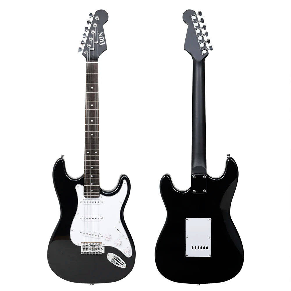 ST Electric Guitar 39 Inch 6 String 21 Frets Basswood Body Electric Guitar & Amp + Accessories