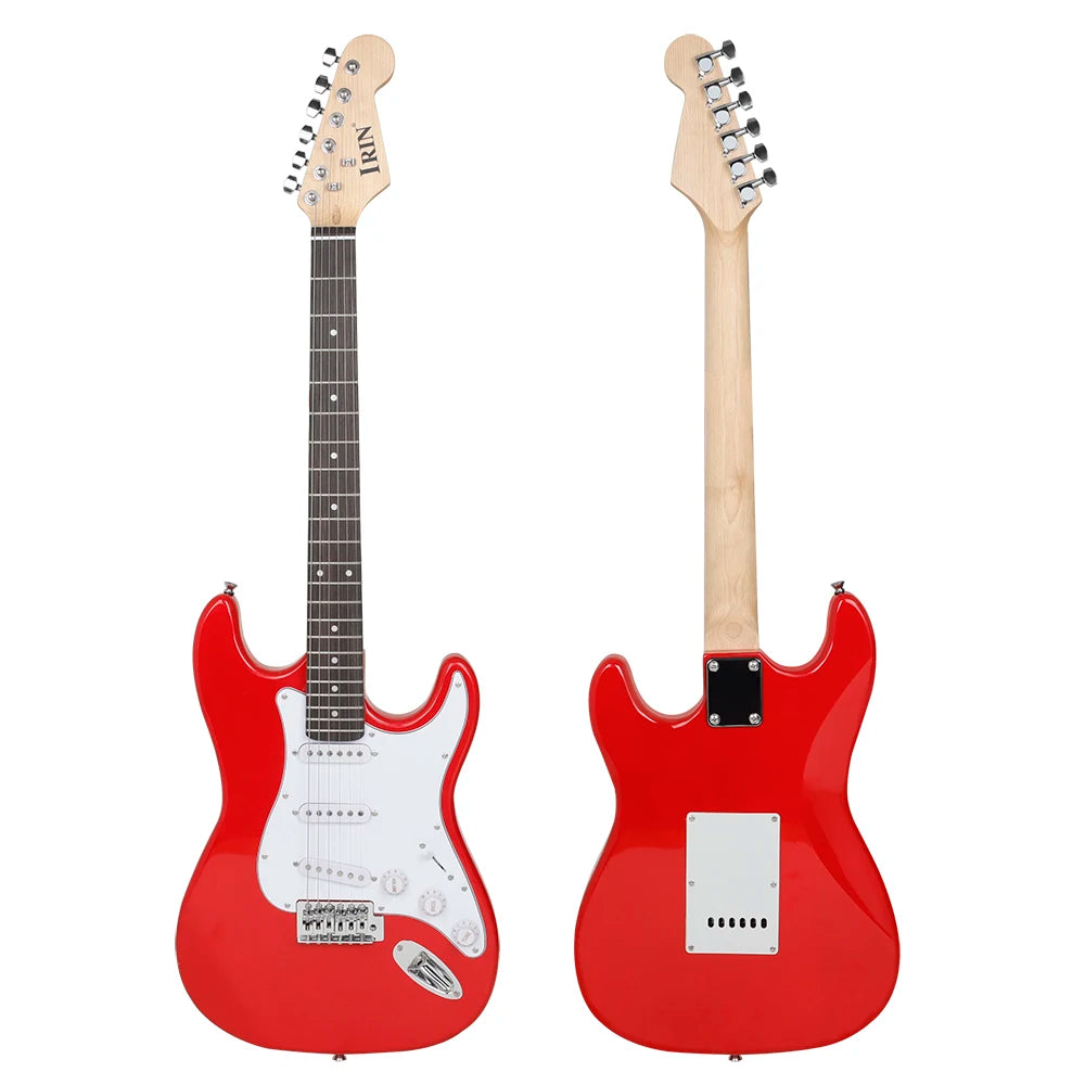 ST Electric Guitar 39 Inch 6 String 21 Frets Basswood Body Electric Guitar & Amp + Accessories