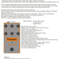 Freedman BE-ODX Guitar Effect Pedal Overdrive With True Bypass -Demonfx
