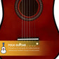 Kids Guitar Musical 23 Inch Classical Ukulele Educational Acoustic 6-String Beginner Instrument Brown Folk Acoustic Guitar