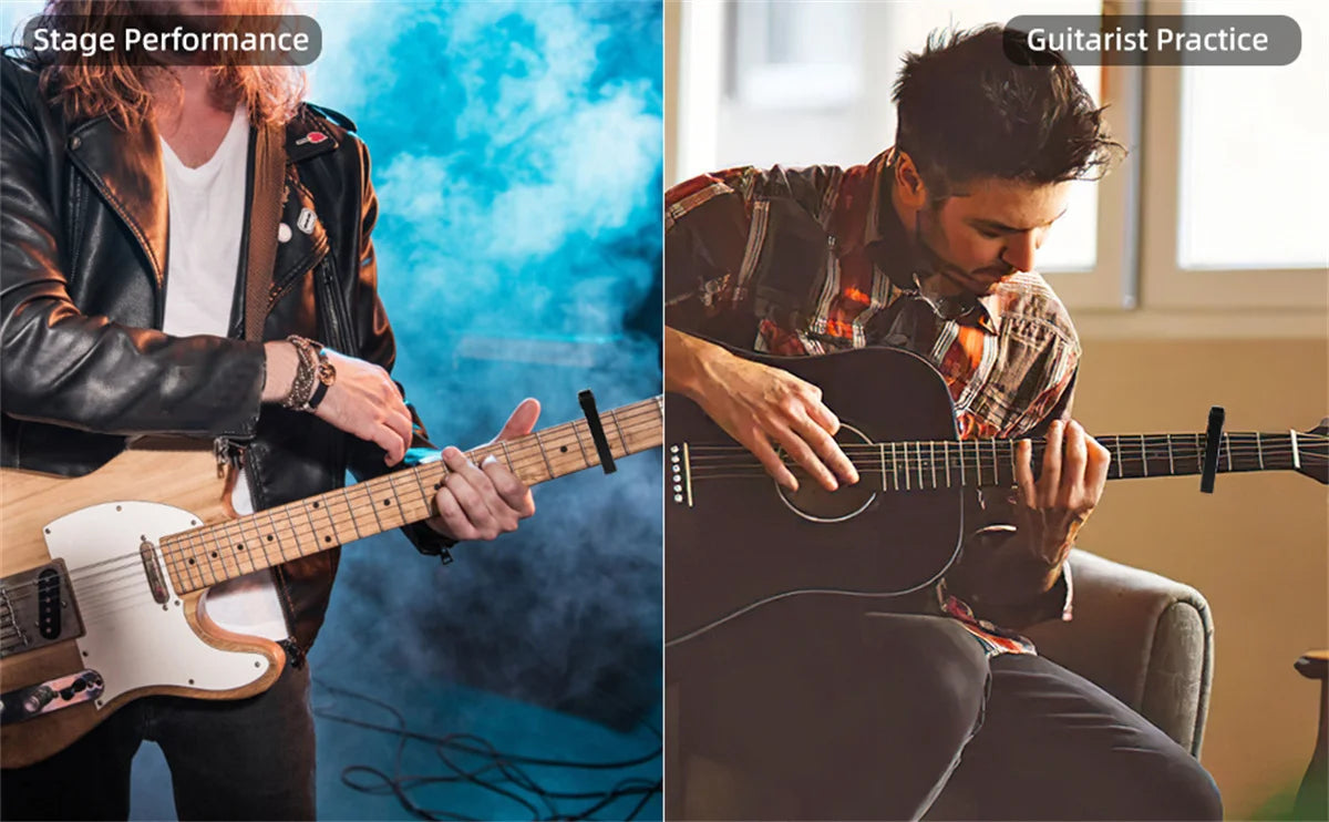 Miwayer Guitar Capo - Precision Tuning, Buzz-Free Design for 6-String Acoustic, Electric & Classical Guitars + Ukulele