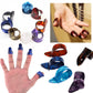 10pcs Guitar Finger Picks Thumb/Index Sizes Fingerstyle Protector Anti-Slip Design Bass Acoustic/Electric Guitar