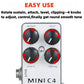 MOSKY Mini C4 Compressor Guitar Effect Pedal Metal Shell Pedal Effects True Bypass Guitar Parts Guitar Accessories