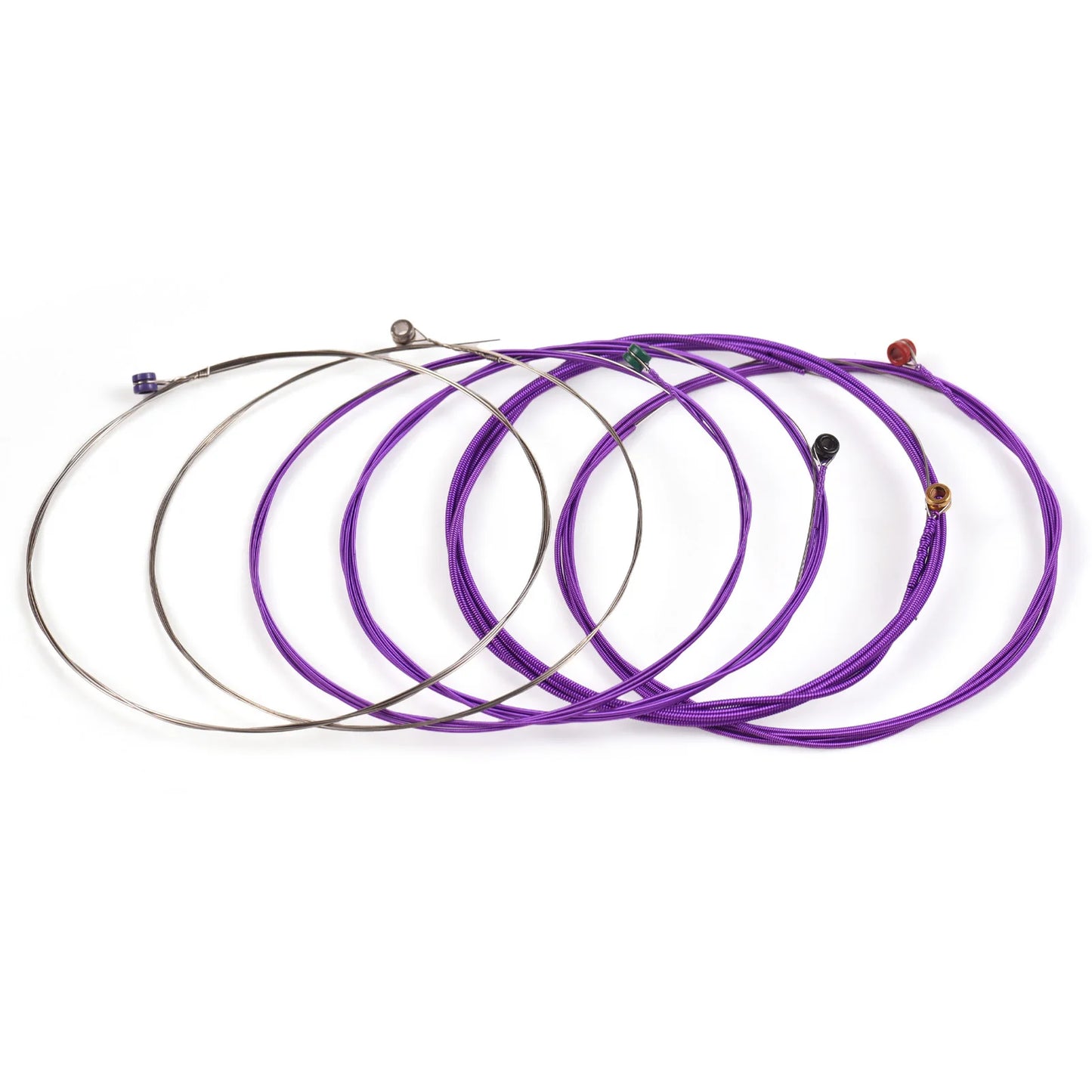 1 Set of 6 Guitar Strings Electric and Acoustic Guitar Strings Replacement Steel String Guitar Accessories Kit
