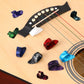 10pcs Guitar Finger Picks Thumb/Index Sizes Fingerstyle Protector Anti-Slip Design Bass Acoustic/Electric Guitar