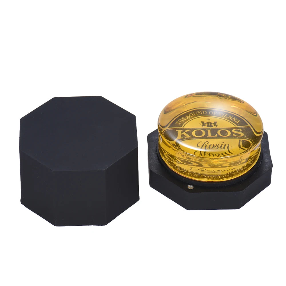 Low Dust Yellow Rosin Colophony Transparent Rounded for Violins