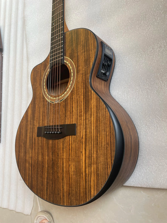 Left Hand 6 String Electric Classical Guitar 41 Inch High Quality Matte Classic Guitar With EQ Acoustic Guitar Beautiful Voice