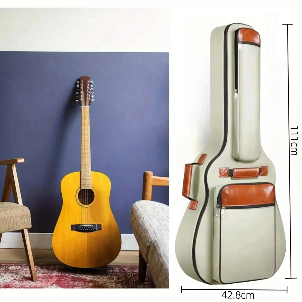 Acoustic Guitar Bag 41 Inch Thickened Waterproof Oxford Nylon