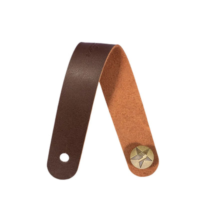 Miwaye Guitar Neck Strap Guitar Leather Strap Holder Button Safe Lock For Ukulele Bass Acoustic Guitar Accessories