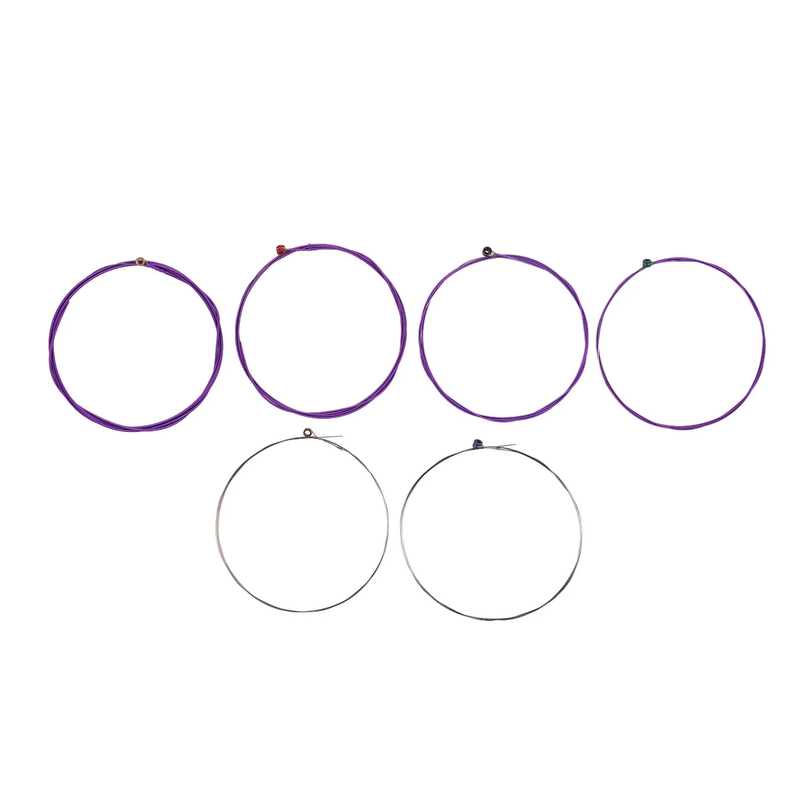 1 Set of 6 Guitar Strings Electric and Acoustic Guitar Strings Replacement Steel String Guitar Accessories Kit