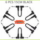 6Pcs Guitar Effect Pedal Cable Connecting Line 6.35Mm 1/4 Inch Audio Cable 6 Inch Right Angle Cord Copper Wire