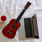 Kids Guitar Musical 23 Inch Classical Ukulele Educational Acoustic 6-String Beginner Instrument Brown Folk Acoustic Guitar