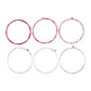 1 Set of 6 Guitar Strings Electric and Acoustic Guitar Strings Replacement Steel String Guitar Accessories Kit