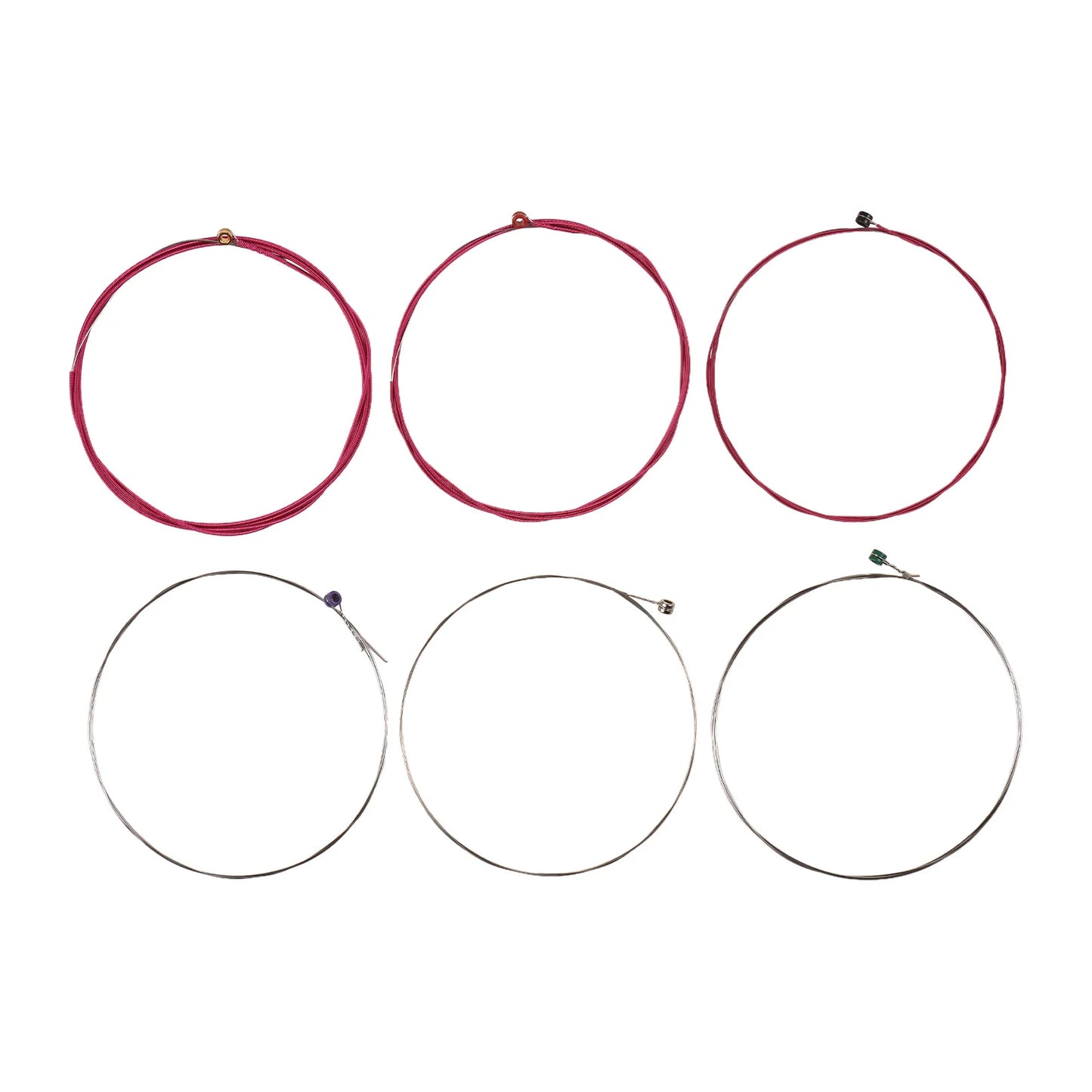 1 Set of 6 Guitar Strings Electric and Acoustic Guitar Strings Replacement Steel String Guitar Accessories Kit