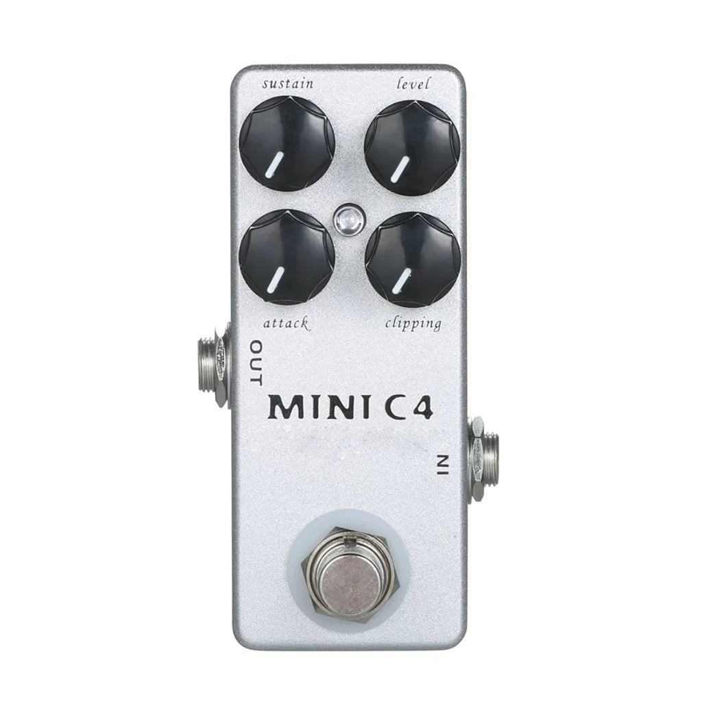 MOSKY Mini C4 Compressor Guitar Effect Pedal Metal Shell Pedal Effects True Bypass Guitar Parts Guitar Accessories