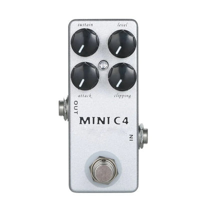 MOSKY Mini C4 Compressor Guitar Effect Pedal Metal Shell Pedal Effects True Bypass Guitar Parts Guitar Accessories