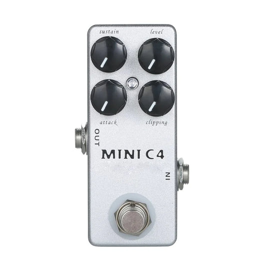 MOSKY Mini C4 Compressor Guitar Effect Pedal Metal Shell Pedal Effects True Bypass Guitar Parts Guitar Accessories