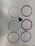 1 Set of 6 Guitar Strings Electric and Acoustic Guitar Strings Replacement Steel String Guitar Accessories Kit