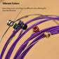 1 Set of 6 Guitar Strings Electric and Acoustic Guitar Strings Replacement Steel String Guitar Accessories Kit