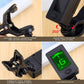 Guitar Tuner Device 12-Tone Ukulele Bass Violin Tuner Portable Automatic Vibration Transmission Instrument Tuner Accessory