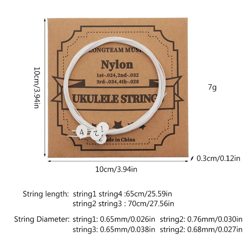 F1FD Universal Nylon Strings for 21/23/26 Inch Ukuleles