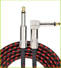 6.35mm Audio Cables TRS 1/4 inch 6.5mm Audio Cable For Electric Guitar Bass 1.5/3/6M Gold Plated Shielded Low Noice Jack Cable