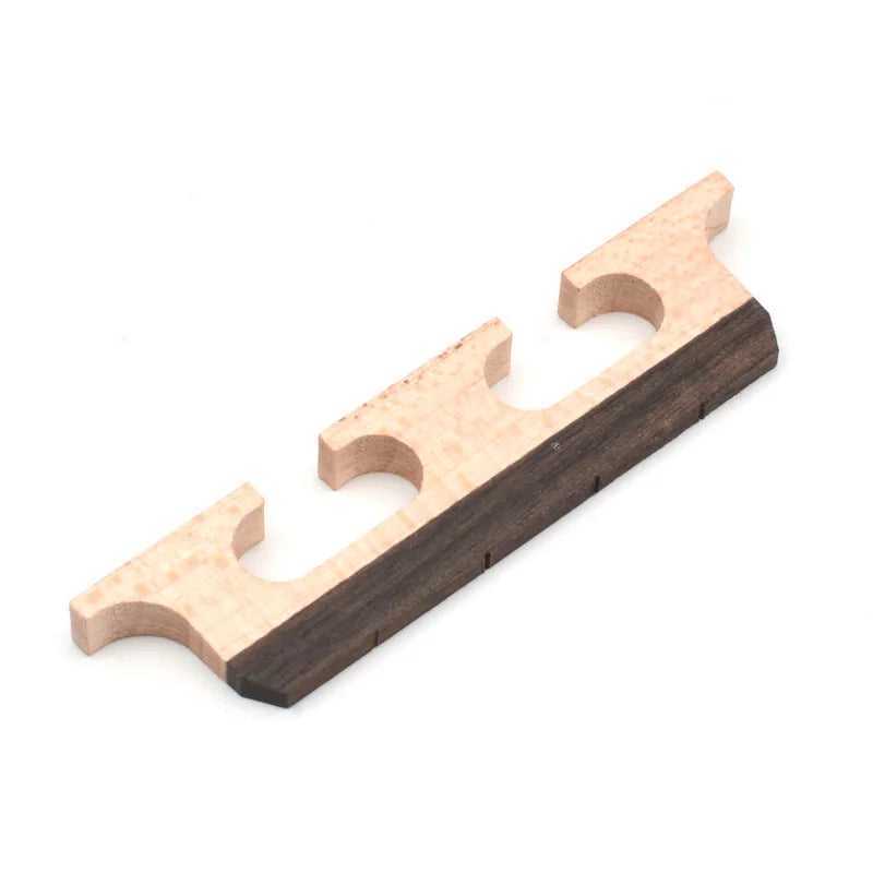 Maple And Ebony 3 Footed Banjo Bridge For 4 5 6-String Banjos