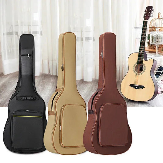 Guitar Gig Bag Backpack Protective Storage Case Mandolin Wood Bass Ukulele Waterproof Acoustic Guitar Cover Order by Picture
