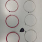 1 Set of 6 Guitar Strings Electric and Acoustic Guitar Strings Replacement Steel String Guitar Accessories Kit