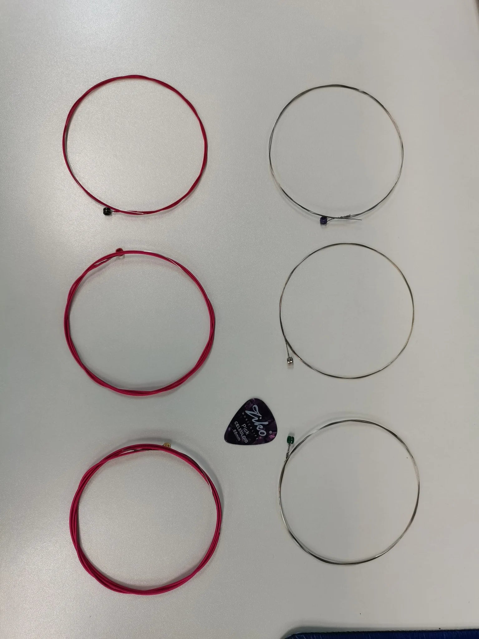 1 Set of 6 Guitar Strings Electric and Acoustic Guitar Strings Replacement Steel String Guitar Accessories Kit