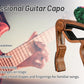 Guitar Capo Adjustment Clip Excellent Metal Picks Holder for Acoustic Electric Guitars Bass Ukulele with 4 Picks