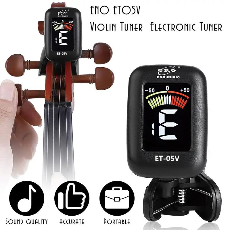 Mini Clip-on Electronic Tuner For Violin & Cello