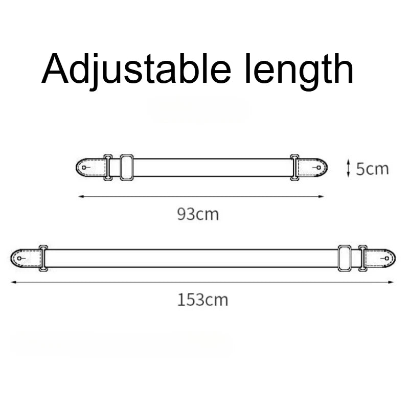 Adjustable Electric Guitar Strap with 3 Guitar Picks Holders PU Leather Ends Acoustic Guitar Bass Strap Belt Accessories