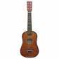 Kids Guitar Musical 23 Inch Classical Ukulele Educational Acoustic 6-String Beginner Instrument Brown Folk Acoustic Guitar