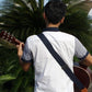 Guitar Strap Adjustable Pure Cotton Guitar Strap for Acoustic Electric Bass Guitar Musical Accessories Optional Guitar Picks