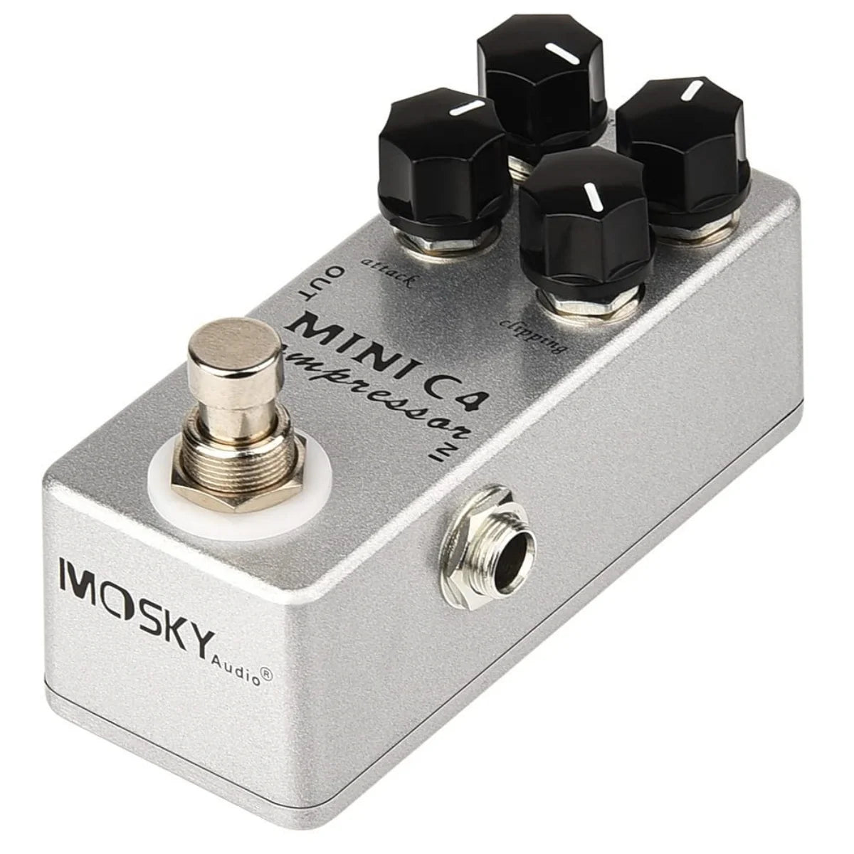 MOSKY Mini C4 Compressor Guitar Effect Pedal Metal Shell Pedal Effects True Bypass Guitar Parts Guitar Accessories